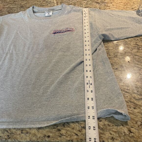 Vintage Fruit Of The Loom Womens Chicago Cubs Wrigley Field Embroidered Tee Larg - Picture 9 of 9